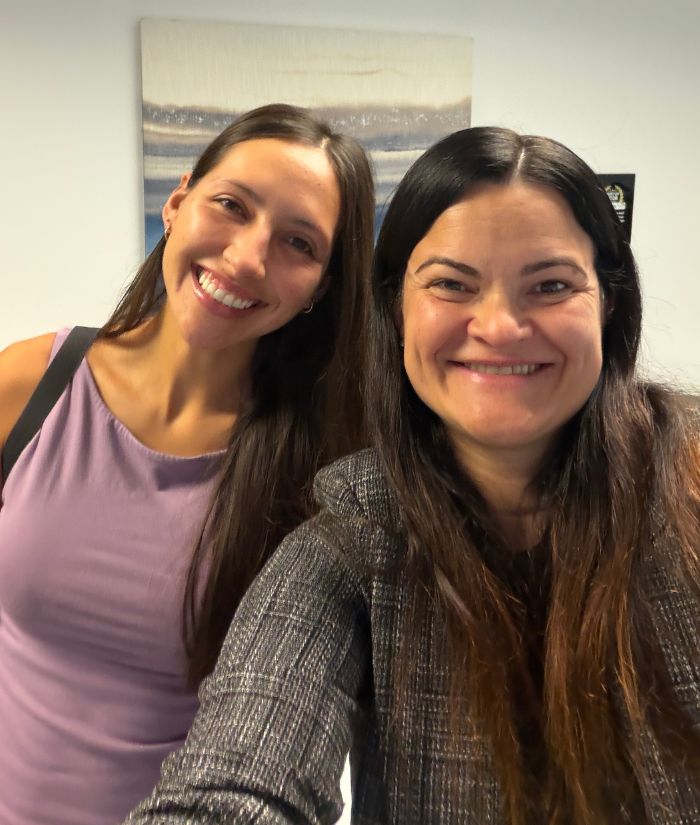 Leticia Oliveira with a client at Easy Way To Live Well in San Diego